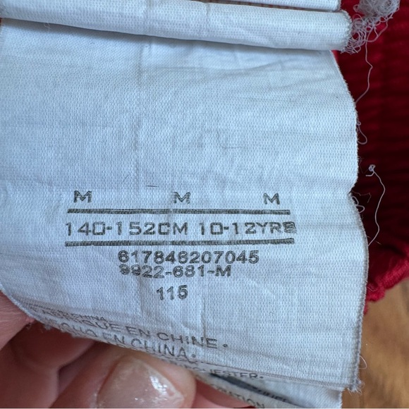 Jordan Red Athletic Sporty Shorts 10” Boys Size M 10-12 - Picture 5 of 5